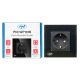 Priza simpla incastrabila PNI WP101B, cu rama din sticla, 16A, 3700W, 230V, negru