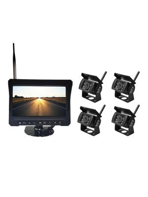 Kit supraveghere video wireless PNI TRK504 pentru camion DVR cu monitor LCD si 4 camere